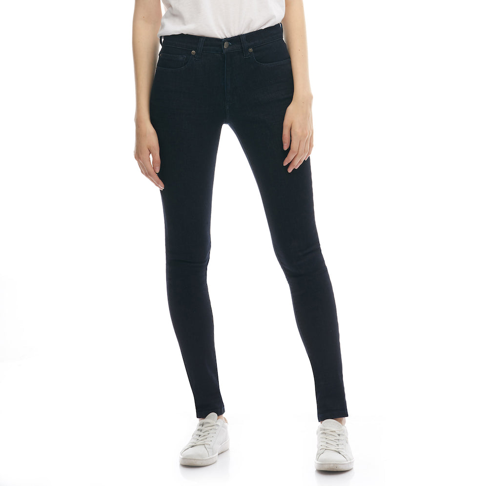 Calvin Klein Jeans HIGH RISE SKINNY - Jeans Skinny Fit - blue/blue