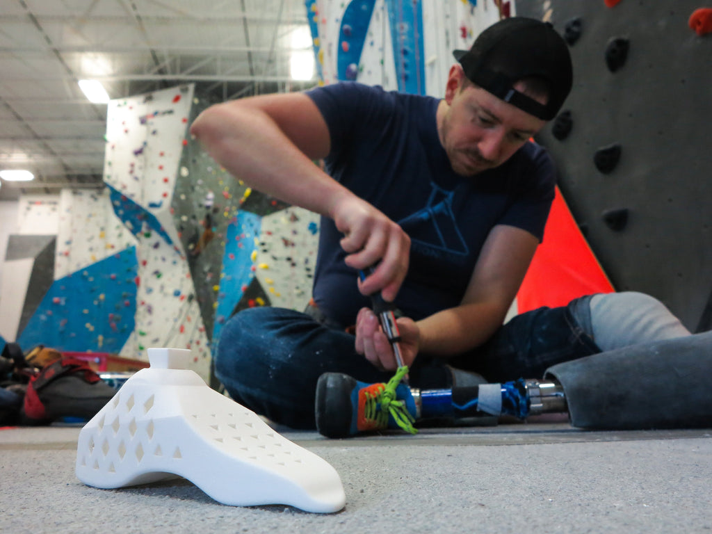 Jeremy Ritchie and his Prosthetic Climbing Shoe Project