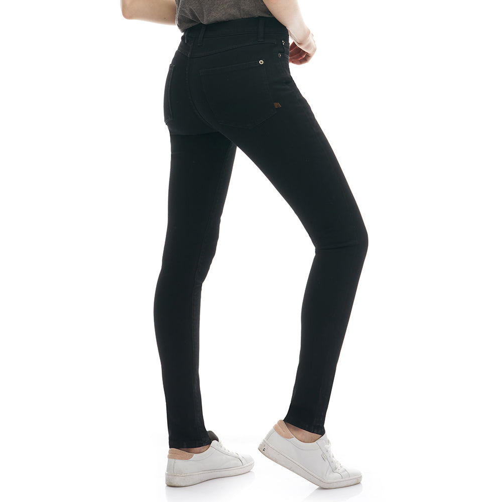 Women's Skinny Jeans Pitch Black Boulder Denim Collection